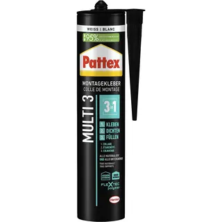 Pattex Montage Multi 3 Montagekleber Herstellerfarbe Weiß PTRMU 390g