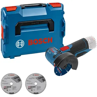 Bosch GWS 12V-76 Professional ohne Akku + L-Boxx