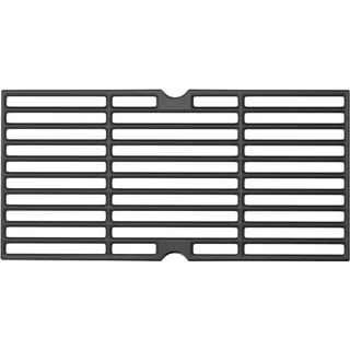 Denmay Gusseisen Grillrost 43 x 21 cm für Charbroil, Enders Boston 3, Enders Monroe 3 Pro, Landmann Triton 3&4, Barbecook Siesta 310, Broil King, Emaillierter Gusseisenrost, 1 Pack