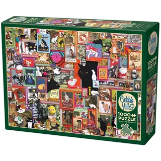 Cobble Hill Katzen Collage 1000 Teile