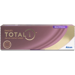 Alcon DAILIES Total 1 Multifocal (30er Packung) Tageslinsen-- 1,00-Low (bis + 1,25)