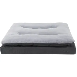 Nobby 61878 Orthopädische Komfortmatte eckig Vara grau-hellgrau L x B x h: 91 x 68 x 12,5 cm