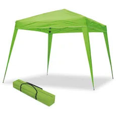 Wasabi Faltpavillon, 3 x 3 m, kompakt, grün, wasserdicht, inklusive Wind- und Heringe, Stahlgestell, Gartenpavillon, Strandpavillon, Camping, Partys, Hof, Terrasse