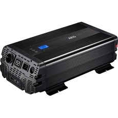 AEG Automotive Sinus-Spannungswandler 2000 W, 12 V DC auf 230 V AC, mit App-Steuerung, Netzvorrangschaltung, Lüftersteuerung, Wechselrichter Inverter