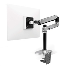 LX Monitor Arm mit hoher Säule in Aluminium - Monitor Tischhalterung mit patentierter CF-Technologie für Bildschirme bis 34 Zoll, 33cm Höhenverstellung, VESA Standard und 10 Jahre Garantie