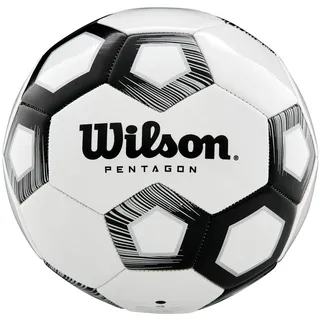 Wilson Fußball, Pentagon Soccer Ball weiß 4,