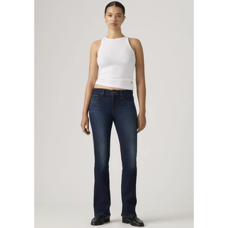 Bootcut-Jeans LEVI'S "315 Shaping Boot", Damen, Gr. 31, Länge 32, fresh face, Denim/Jeans, Obermaterial: 80% Baumwolle, 19% Polyester, 1% Elasthan, lang, Jeans Bootcut-Jeans