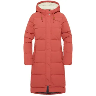 Jack Wolfskin Winter-Daunenmantel Nordlicht Coat (Fleece-Futter) rot Damen
