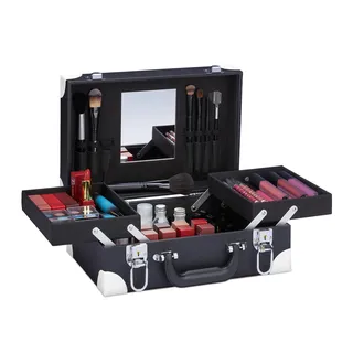 Relaxdays Make-up Zubehör, Kosmetikkoffer