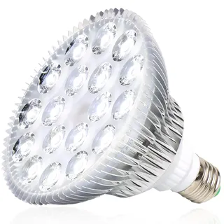 MILYN 54W FüHrte Wachsen GlüHbirne FüR Zimmerpflanzen, E27 Spektrum Pflanze Lampe FüR BlüHende BlüHen Und Wachsen Der Pflanzen Fruiting Sichern Sukkulenten WeißE Beleuchtung