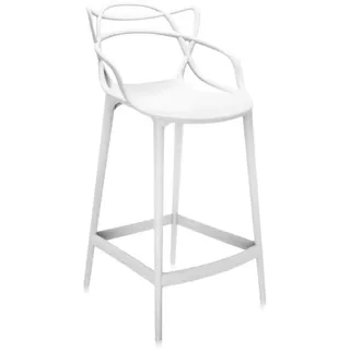 Kartell Sitzhocker Kunststoff 49 x 99 x 49 cm Weiß