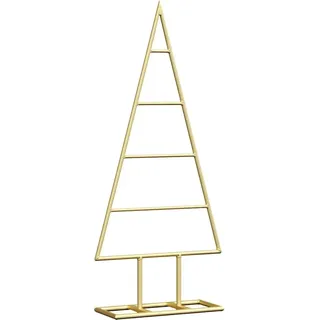 Metall Weihnachtsbaum Gold 60 cm Pulverbeschichteter Stahl - Gold