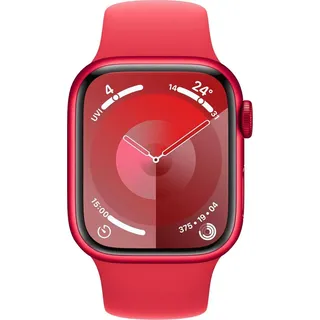 Watch Series 9 GPS + Cellular 41 mm Aluminiumgehäuse (product)red, Sportarmband (product)red S/M