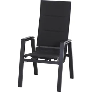 Siena Garden Relaxsessel Milano Aluminium verstellbar Anthrazit/Matt
