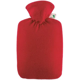 Hugo Frosch Wärmflasche Klassik 1.8 L Fleecebezug rot