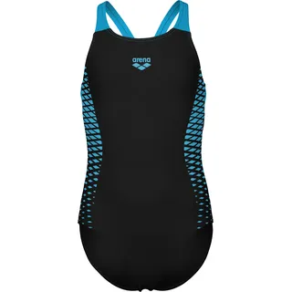 Arena OPENINGS SWIMSUIT V BACK Black/Türkis 152