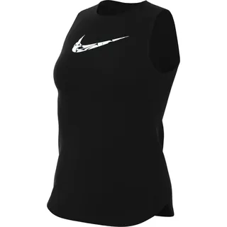 Nike One Swsh Hbr Damen Bluse, Black/White, M