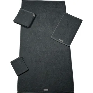 Saunatuch ROSS "SELECTION", grau (schiefer), B:80cm L:200cm, Frottier, Obermaterial: 100% Baumwolle, Handtücher, Saunatuch, Aus Bio-Baumwolle
