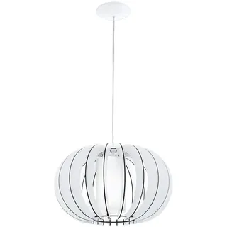 Eglo Hängeleuchte , Weiß , Holz, Metall, Glas , massiv , Kugel , 130 cm , Lampen & Leuchten, Innenbeleuchtung, Hängeleuchten, Pendelleuchten