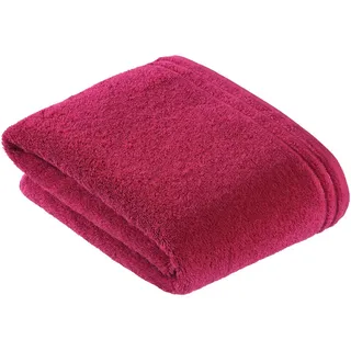 Vossen Badetuch , Pink , Textil , Uni , 100x150 cm , Made in Austria , saugfähig, strapazierfähig, hochwertige Qualität , Heimtextilien, Badtextilien, Badetücher