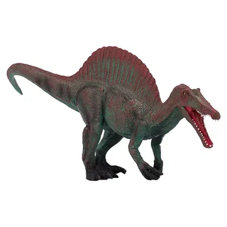Mojo Fun Deluxe Spinosaurus with Articulated Jaw, 3 Jahr(e), PREHISTORIC LIFE, Grün, Rot, Braun, Schwarz, Polyvinylchlorid (PVC) - Grün, Rot, Bronze, Schwarz
