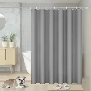 Vinabo Duschvorhang 180x200 cm, Duschvorhang Inklusive 12 Duschvorhangringen,Wasserdicht Waschbar Duschvorhänge für Dusche und Badewanne,Shower Curtains