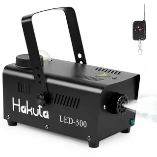 HAKUTA Nebelmaschine mit drahtloser Fernbedienung, Rauchmaschine | mit Automatischer Sprühfunktion, Ideal für Halloween, Weihnachten, Hochzeit, Partys, DJ Performance & Bühnenshow