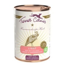 12x400g Curcan cu țelină, ananas și cătină Light Terra Canis Câini