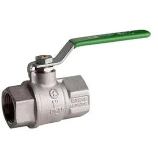 Pettinaroli F x f heavyduty fullway ball valve green steel lever tea t