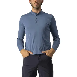 CASTELLI Herren Tech 2 Henley Ls Sweatshirt
