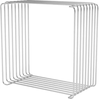montana furniture Panton Wire Regal 34,8 x 34,8 x 18,8 cm Silber