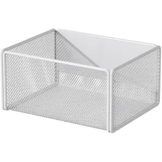 Homirty Magnetisches Gewürzregal für Kühlschrank – Weiß Metall Regal mit Extra Starker Haltekraft|Platzsparende Küchenorganisation für Gewürze, Gläser & Dosen|Magnetregal Kühlschrank (Klein)