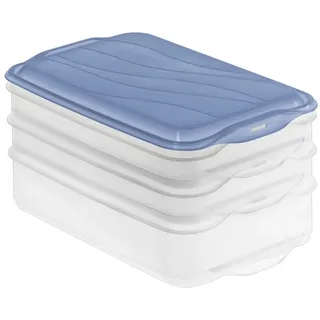 Rotho Frischhaltedose rechteckig blau 1,35 l