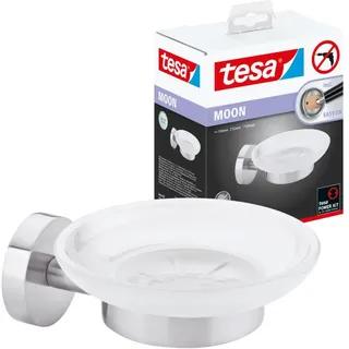 Tesa Seifenschale Wandmontage Silber/Weiß