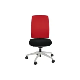 ORIGINAL STEIFENSAND Bürostuhl Eserio Stoff rot, Gestell grau