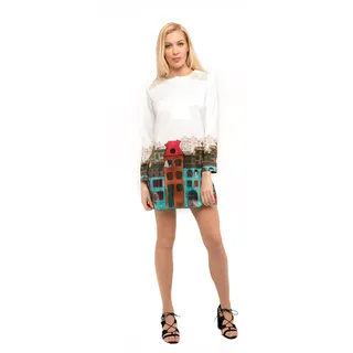 CULITO FROM SPAIN IS A FASHION MEDICINE Damen Fw17116a Lässiges Kleid, bunt, Small