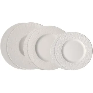 Villeroy & Boch Tellerset 6tlg. EC Manufacture Rock blanc Geschirr