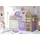 Hochbett Malte 90 x 200 cm inkl. Vorhang Kiefer massiv natur horse-lila