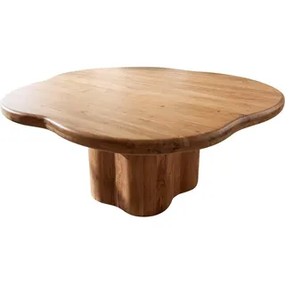 DeLife Esstisch Orbion 180x175 Akazie Natur Holzgestell - Hellbraun