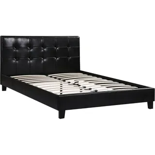 Habitat et Jardin Doppelbett julia - 140 x 190 cm - Schwarz