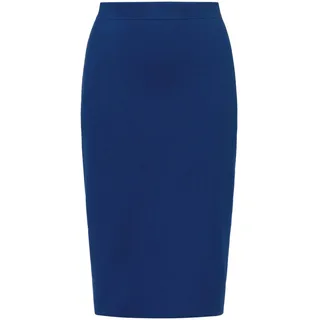 APART Strickrock aus Einer Soften Viskose-Mischung mit Kaschmir in Milano-Knit, Royalblau, 44/46
