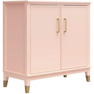 Mid.you Highboard , Hellrosa , Metall , 1 Fächer , 86x85x41 cm , stehend , Kleinmöbel, Kommoden, Highboards