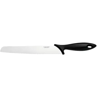 Fiskars Essential Brotmesser 23,4 cm Schwarz/Silber