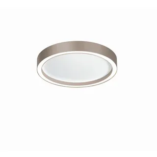 Bopp Led-Deckenleuchte , Weiß, Taupe , Metall , 4 cm , Made in Germany , Lampen & Leuchten, Innenbeleuchtung, Smart-Home-Lampen, Smart Home Deckenleuchten