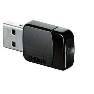 D-Link Wireless AC Dual-Band Nano USB Adapter - Schwarz
