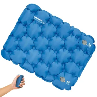 EULANT Aufblasbares Camping Sitzkissen,Wasserdicht Luftkissen,Ultraleicht Reisekissen für Strand Rucksacktouren Wandern Angeln Bootfahren,oder bei Konzerten, Tribünen, Strand, Rasen,Hause und Büro