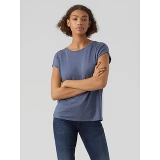 Vero Moda VMAVA PLAIN SS TOP JRS NOOS Blau M