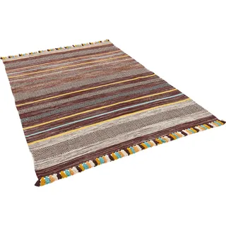 Pergamon Natur Teppich Kelim Kalleen Braun 200x300cm