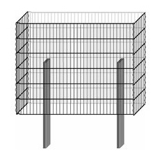 Bellissa Gabione Limes Pico23 Bausatz 90 cm x 115 cm x 23 cm