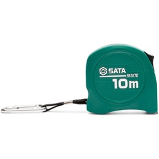 SATA ST91317E Bandmaß, Maßband 10m Breite 25mm, mit doppelseitiger Klinge